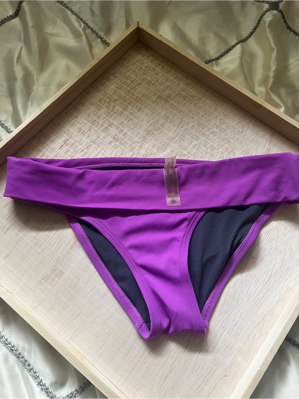Victoria's Secret Purple Fold-Over Bikini Bottom